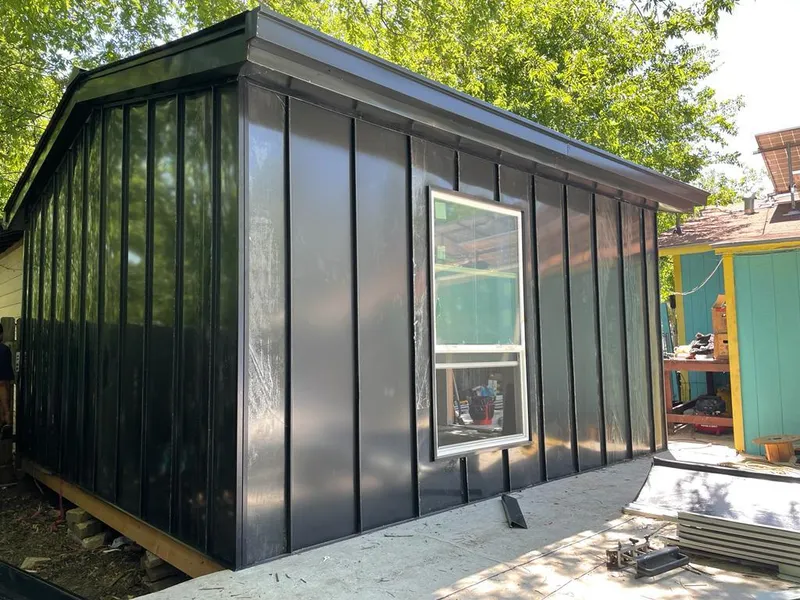 Black standing seam metal wall panels for Roof Inspection in Dickson