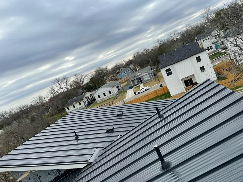 Standing seam metal roof panels with vents for Skylight Repair in Dickson